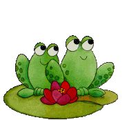Frog catching a fly for lunch animated gif